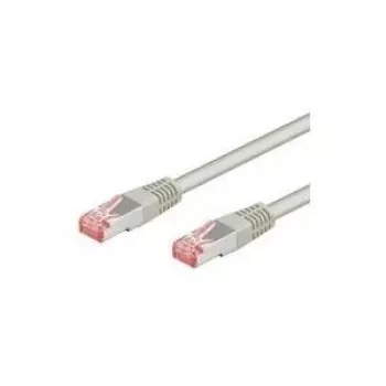 Cable de parcheo Wentronic Goobay CAT 6, S/FTP (PiMF), Gris, 7,5 m - Mezcla de cobre CCA (93650)