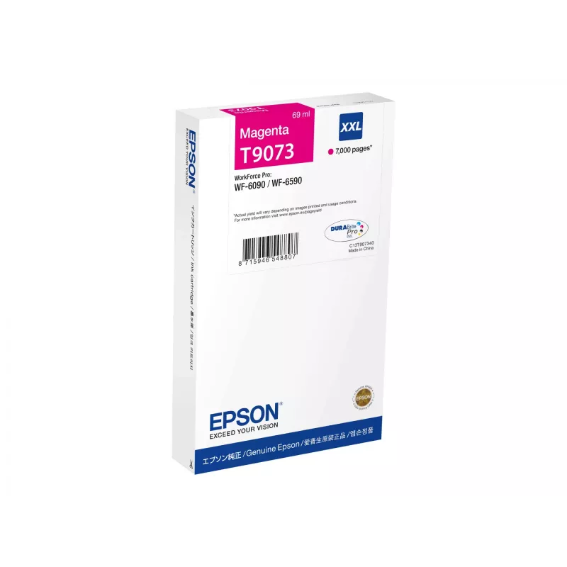 Cartucho de tinta Epson C13T90734N Original Ultra High Yield Magenta – hasta 7000 páginas