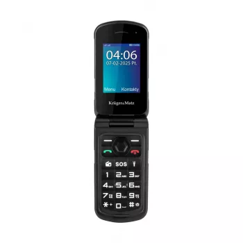 Teléfono plegable Kruger & Matz Iron 5 Flip KM0466 — Dual SIM, pantalla de 2,4