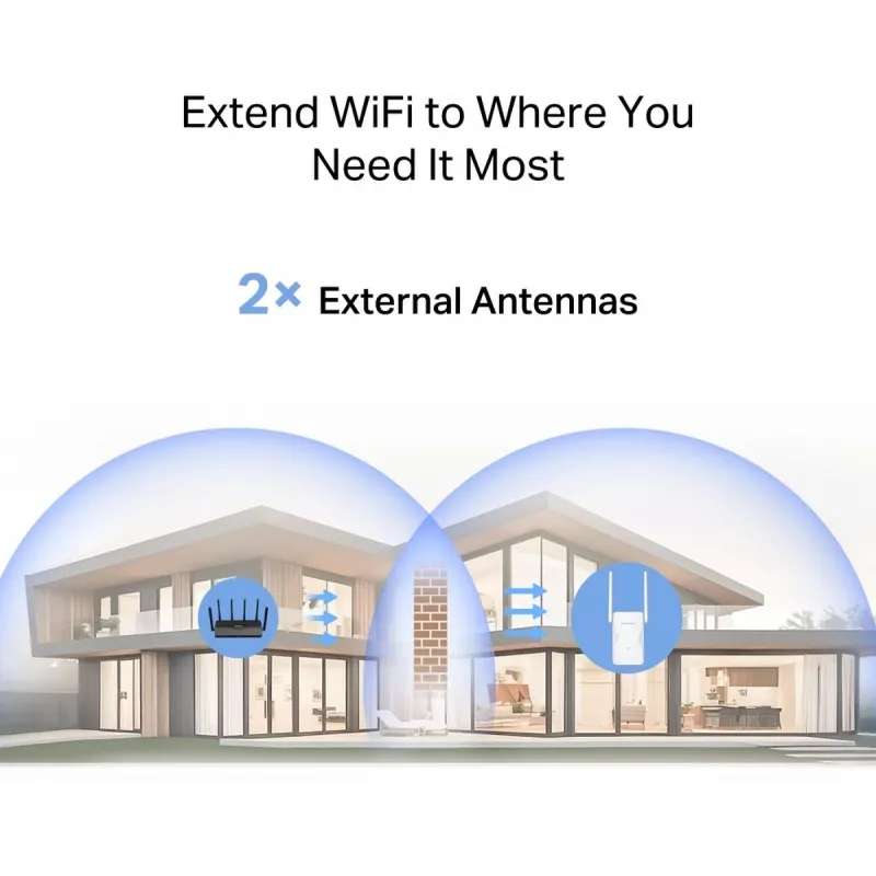 Mercusys ME25BE BE3600 Wi-Fi 7 Extensor de alcance