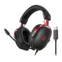 Auriculares gaming inalámbricos QCY Heroad VN200 (negro-rojo) — circumaurales, micrófono, Bluetooth
