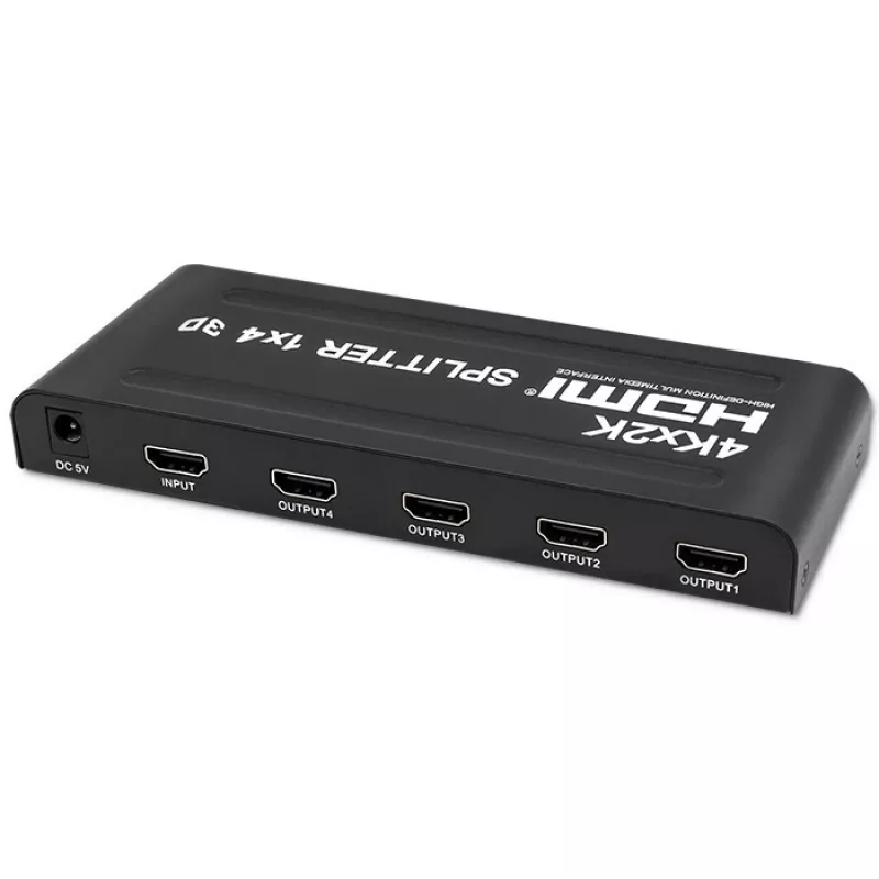 Qoltec 51798 Splitter HDMI activo 4 x HDMI 4K x 2K | 3.4Gb/s