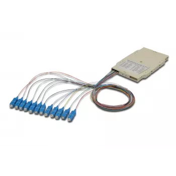 Casete de empalme Digitus A-96522-02-UPC-4 con 12 pigtails SC OM4
