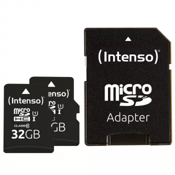 Memoria flash Intenso 32GB UHS-I microSDHC doble pack
