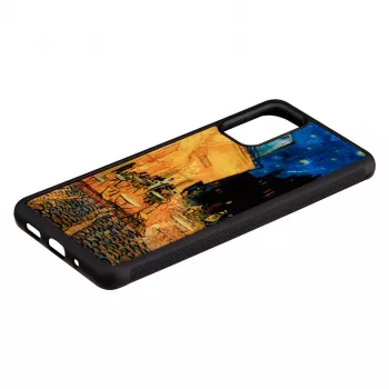 Funda protectora iKins para Samsung Galaxy S20+ — negra Cafe Terrace