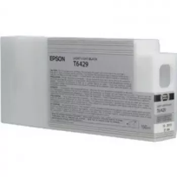Cartucho de tinta Epson T6429 light light negro (150ml), rendimiento estándar, light light negro, tinta pigmentada, 150 ml, 1 ud.