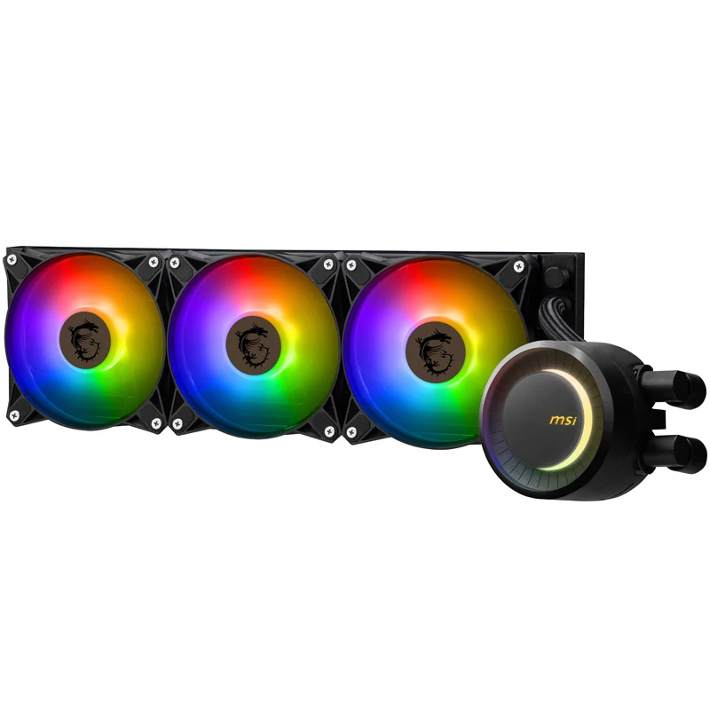 MSI MAG CORELIQUID E360 sistema de refrigeración para ordenador placa base, procesador kit de refrigeración líquida 12 cm negro