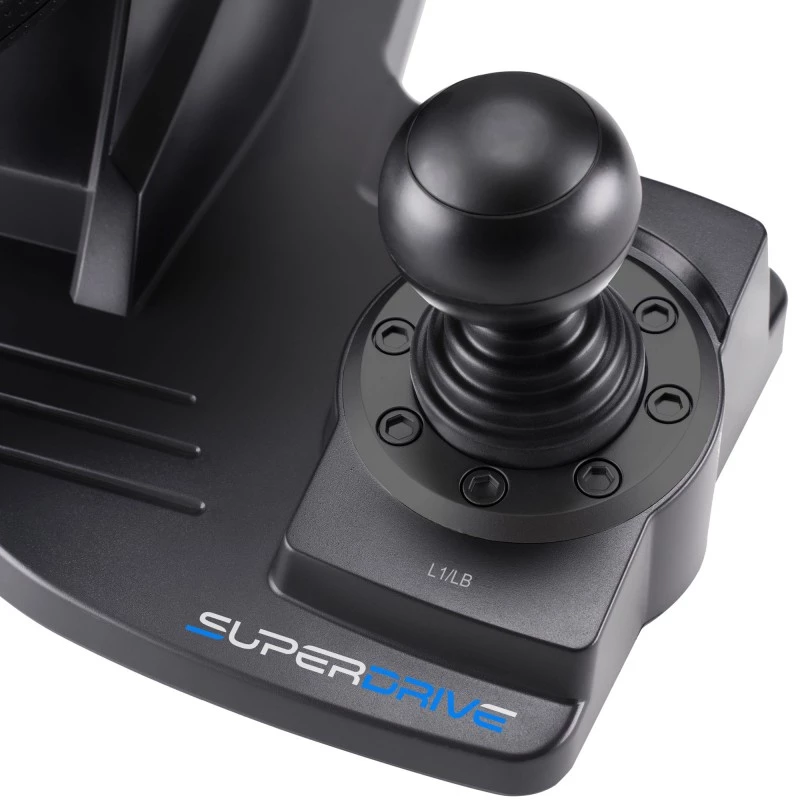 Volante + pedales gaming Subsonic SA5596-NG negro USB 270°