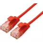 ROLINE GREEN cable patch UTP Cat.6A (clase EA), LSOH, delgado, rojo, 3 m (21.44.3916)