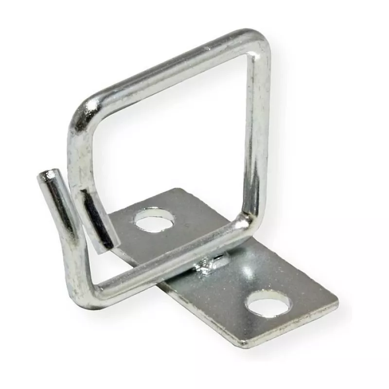 ROLINE pasacables, 40x40 mm, metal, entrada lateral de cables