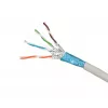 Cable de red Extralink par trenzado CAT6A FTP (F/FTP) V2 interior 500M gris