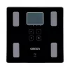 Omron VIVA HBF-222T-EBK báscula de composición corporal, cuadrada, LCD, negra