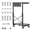 Carro para CPU con bandeja NanoRS, máx. 80 kg, altura ajustable 550–850 mm, RS430