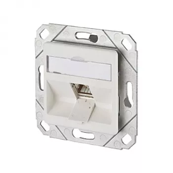 METZ CONNECT BTR C6A Módulo 1 puerto 270° UPk - Toma de conexión, empotrar - RJ-45 - Blanco puro, RAL 9010 (130B12D11102-E)