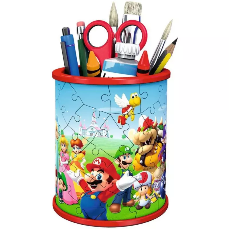 Puzle 3D Ravensburger Super Mario portalápices 54 piezas