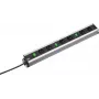 Alargador de corriente Bachmann 300.050 2m 6 tomas AC interior Negro
