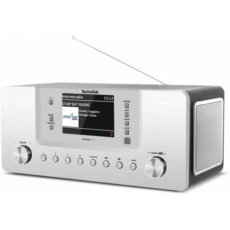 TechniSat DigitRadio 574 IR - sistema de audio - 2 x 5 vatios - plata (0001/2951)