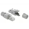 Conector de cable DeLOCK 86477 RJ-45 gris