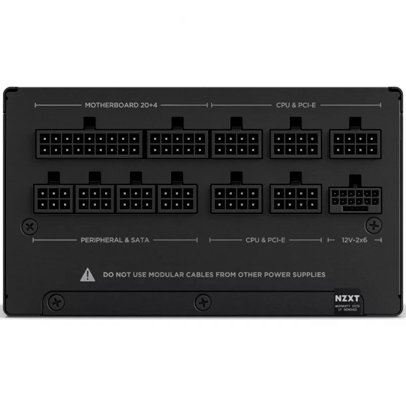 Fuente de alimentación NZXT C-Serie C850 850W, modular, 80+ Gold, ATX 3.1