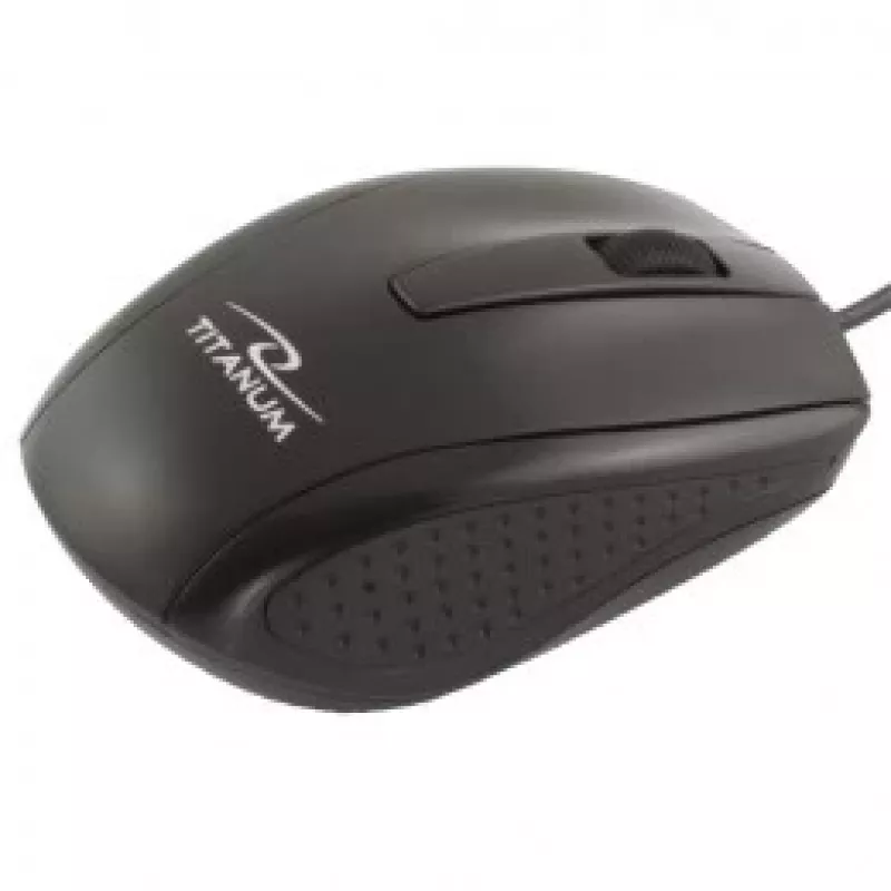 TITANUM TM110K Ratón Ambidiestro USB Type-A Óptico 1000 DPI