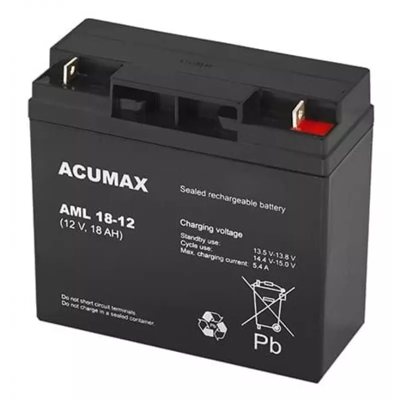 Batería Electronic AM 18-12 VRLA AGM 12 V 18 Ah