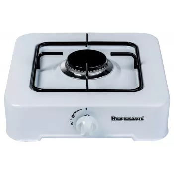 Fogón de gas Ravanson K-01T (blanco; 1 zona)