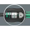Llave dinamométrica Wera Click-Torque X 7 con mango negro-verde, cuadradillo 14x18 mm