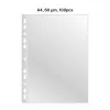 AD Class funda perforada cristal transparente A4 60 µm, bolsa de 100 uds.