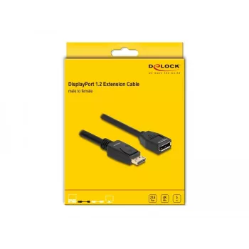 Cable de extensión DisplayPort 1.2 DeLOCK 4K 60 Hz 5 m