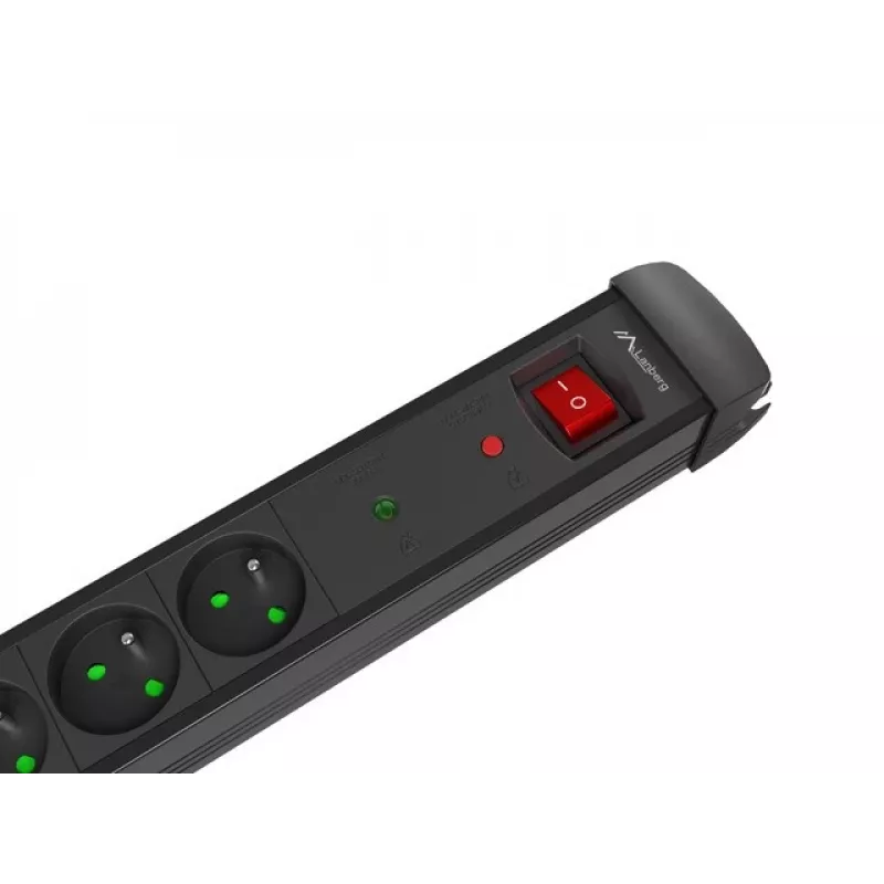 Lanberg SP1-05E-0300-BK negro