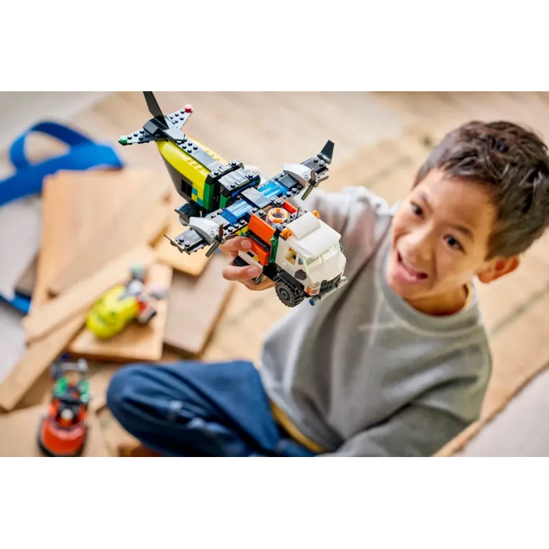 LEGO CITY 60505 Avión, camión de servicio y aerodeslizador