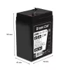 Batería para SAI de plomo-ácido sellada Green Cell AGM6V5AH-J 6 V 5 Ah