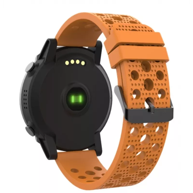 Denver SW-660 smartwatch GPS, AMOLED de 1,3", correa naranja