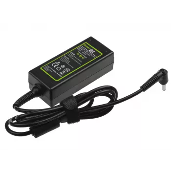 Fuente de alimentación Green Cell AD70P para portátiles ASUS, 33W, 19V 1,75A, interior, negro