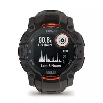 Garmin Instinct 3 Solar Smartwatch GPS 1,3 pulgadas MIP 176x176 Pantalla táctil Negro