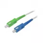 Synergy21 Latiguillo de fibra óptica monomodo 0,5mtr.SC-SC(APC8Grad), 9/125u, pulido en ángulo