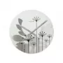 Reloj NeXtime 8088 Grass, Ø43 cm, reloj de pared, gris