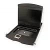 VALUE 26.99.0190 Consola KVM de 19 pulgadas, 8 puertos, USB, distribución del Reino Unido