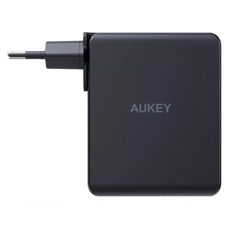 Cargador de pared Aukey PA-B7O, 3×USB, tecnología GaN