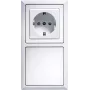 ELTAKO R2-white 5 Marco de 2 elementos blanco (30000310)