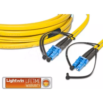 Lightwin LDP-09 LC-LC 2.0 FD cable de fibra óptica 2 m OS2 amarillo (LDP-09 LC-LC 2.0 FD)