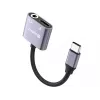 Adaptador de audio USB-C SANDBERG PD65W 136-67 con USB-C PD passthrough