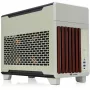 Caja mini THERMALTAKE TR100 WS Verde Matcha, diseño compacto, compatibilidad con mini-ITX/microATX