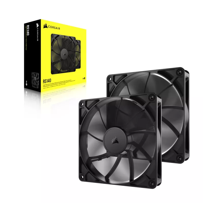 Ventilador de caja Corsair RS140 140mm pack de 2 negro