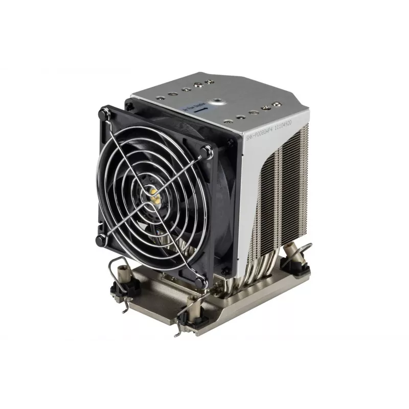 Sistema de refrigeración Supermicro SNK-P0080AP4 para procesador, ventilador de aire 9,2 cm Negro, Acero inoxidable
