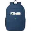 Mochila urbana Rivacase Gremio azul poliéster rPET 305x150x460mm