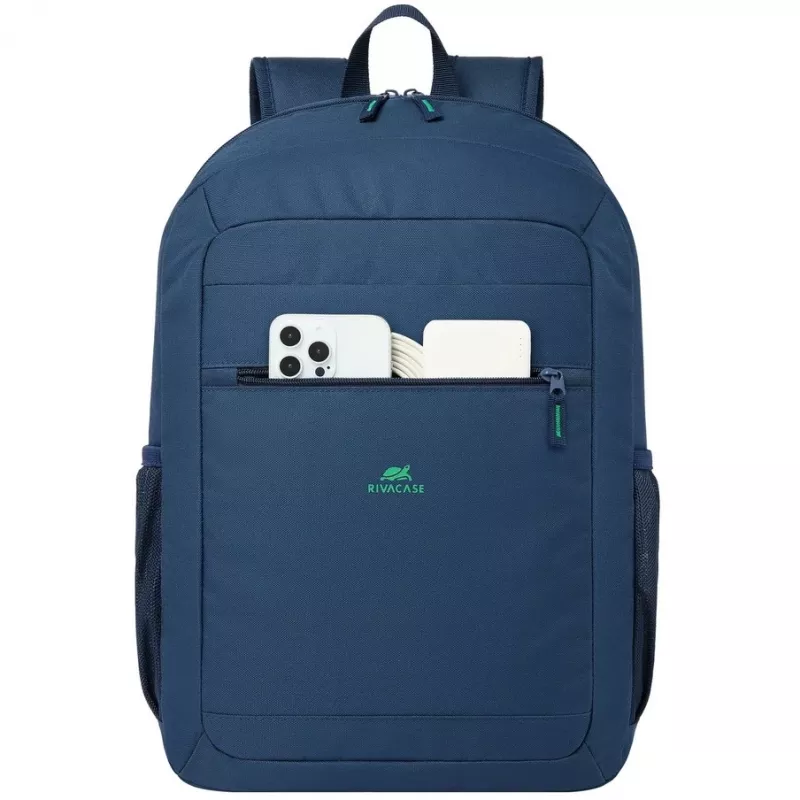 Mochila urbana Rivacase Gremio azul poliéster rPET 305x150x460mm
