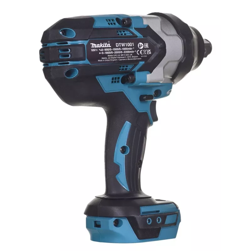 Makita DTW1001Z atornillador de impacto 1800 rpm negro, azul, gris