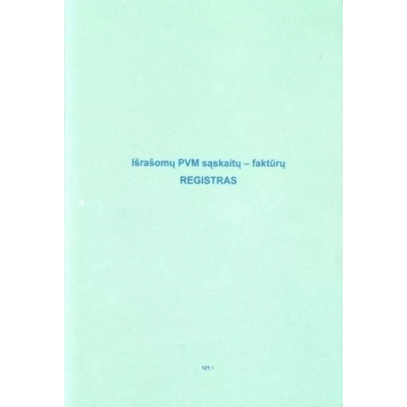 Libro registro de facturas de venta con IVA, A4, 48 páginas (0720-061)