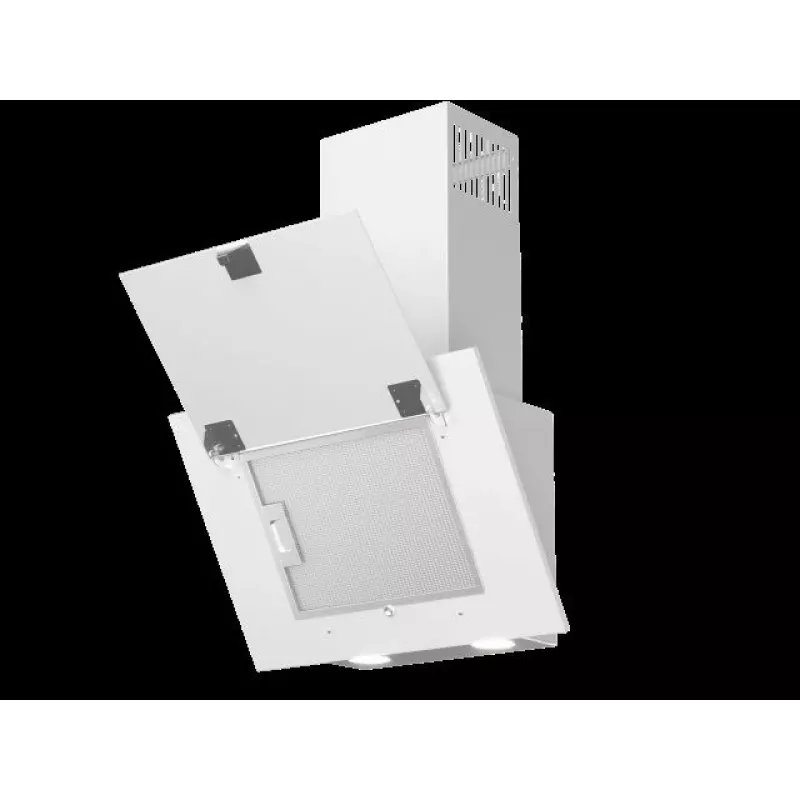 Campana extractora de cocina MAAN Vertical G 50 — blanca, carcasa de acero, mando frontal mecánico, 895×496×313 mm, motor incluido